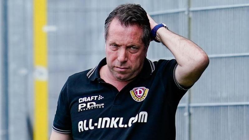 Muss mit Dynamo Dresden den Weg in die 3. Liga antreten: Trainer Markus Kauczinski Muss mit Dynamo Dresden den Weg in die 3. Liga antreten: Trainer Markus Kauczinski