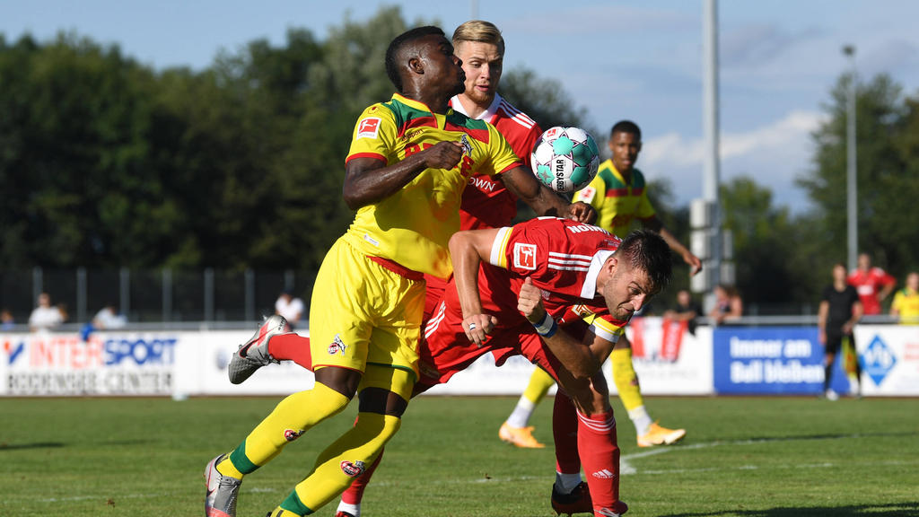 Der 1. FC Köln hat den Test gegen Union Berlin für sich entschieden Der 1. FC Köln hat den Test gegen Union Berlin für sich entschieden
