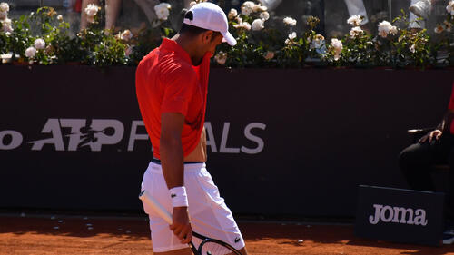 Novak Djokovic schied in Rom nach einer schwachen Leistung überraschend aus