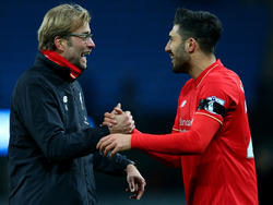 Emre Can (r.) ist begeistert von Jürgen Klopp