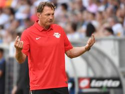 Hasenhüttl glaubt an Leipzigs Chance gegen Dortmund