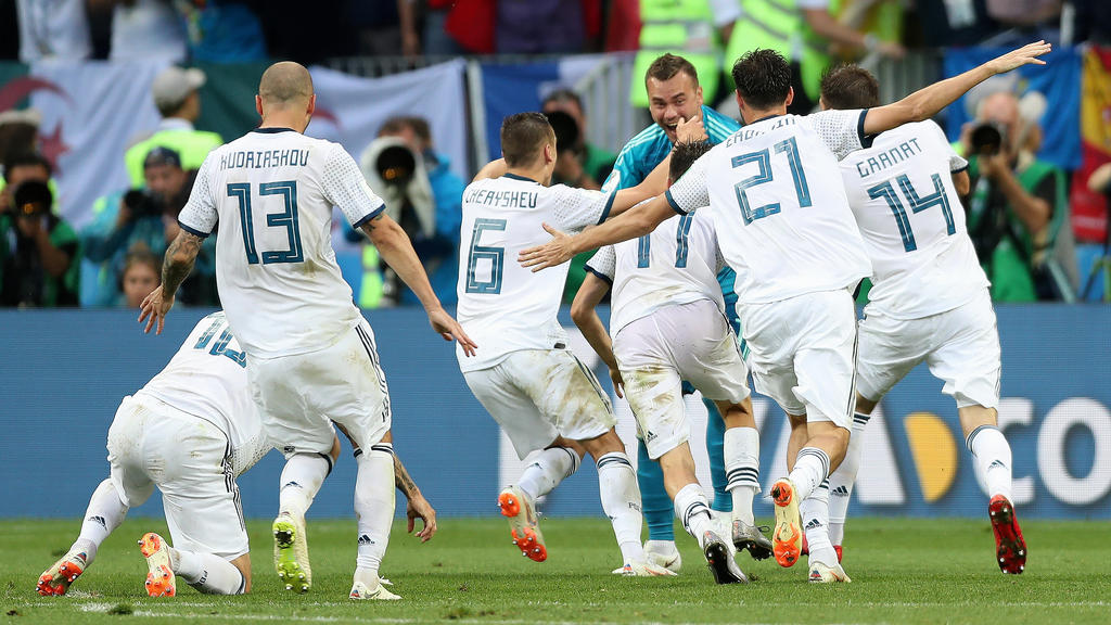 Russland arbeitet weiter an seinem Fußball-Märchen Russland arbeitet weiter an seinem Fußball-Märchen