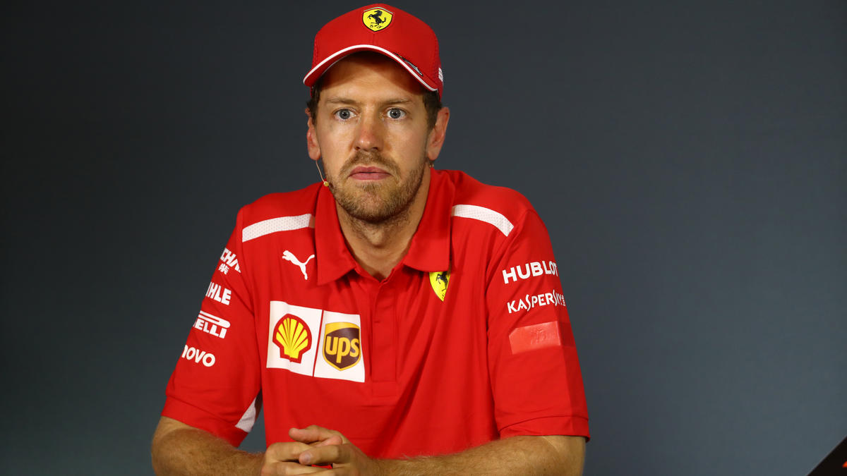 Sebastian Vettel war die Enttäuschung anzusehen Sebastian Vettel war die Enttäuschung anzusehen