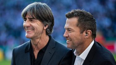 Ex-Bundestrainer Joachim Löw (links) und Fußball-Experte Lothar Matthäus
