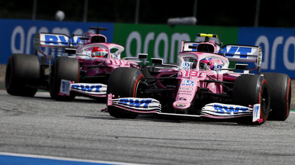 Der Racing Point RP20 trägt den Spitznamen "rosaroter Mercedes" Der Racing Point RP20 trägt den Spitznamen "rosaroter Mercedes"