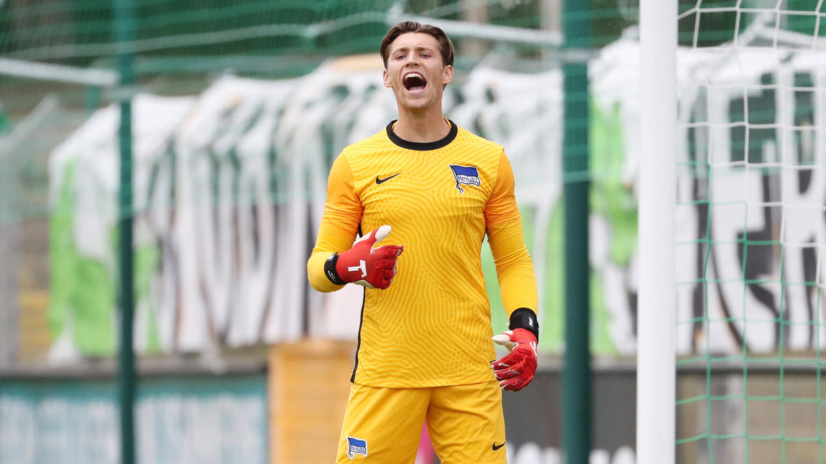 Soll beim HSV auf dem Zettel stehen: Nils Körber von Hertha BSC Soll beim HSV auf dem Zettel stehen: Nils Körber von Hertha BSC