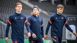 Dani Olmo (l.) soll beim FC Bayern im Gespräch sein