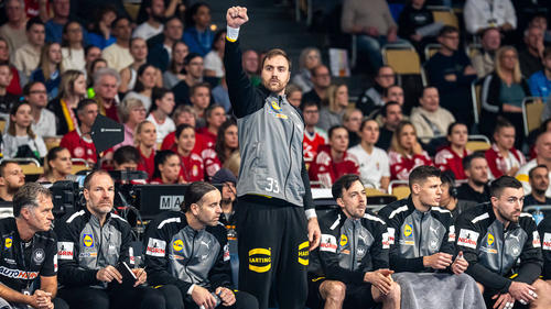 DHB-Keeper Andreas Wolff war im zweiten Test gegen Ägypten nur Zuschauer