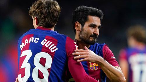 Für Ilkay Gündogan und den FC Barcelona läuft's ind er Champions League rund