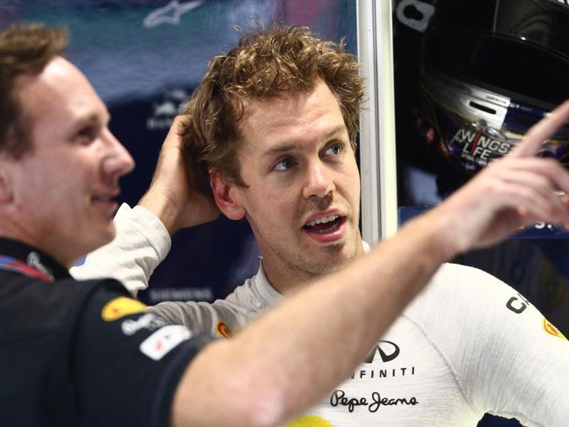 Sebastian Vettel hatte erneut Probleme mit dem neuen RB10. Foto: Harish Tyagi