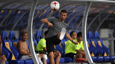 Lukas Podolski kassierte mit Vissel Kobe eine deutliche Niederlage