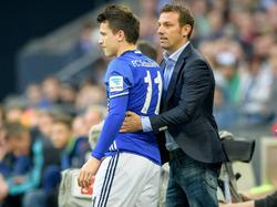 Werden wohl keine Freunde mehr: Yevhen Konoplyanka und Markus Weinzierl (r.)