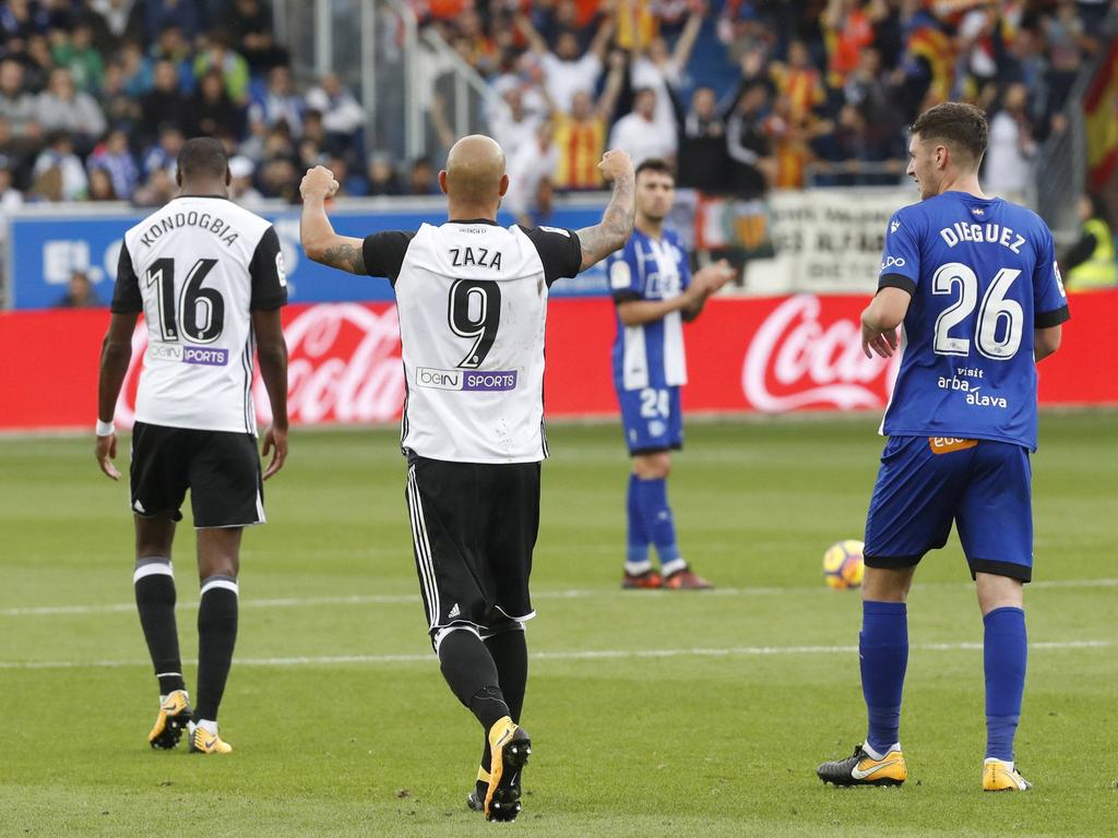 Zaza marcó su noveno gol de la temporada en Vitoria. (Foto: Imago)