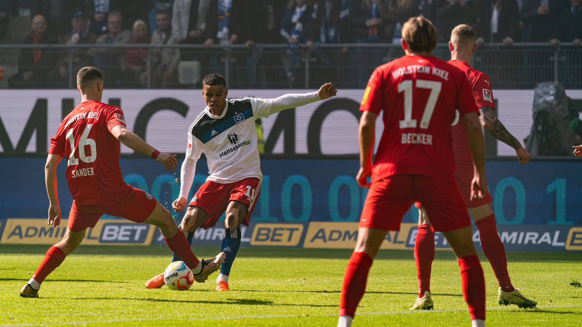Dem HSV gelang kein Treffer gegen die Kieler Störche