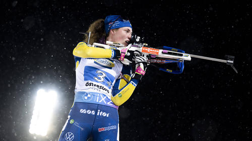 Hanna Öberg vergab den Sieg in der Biathlon-Staffel
