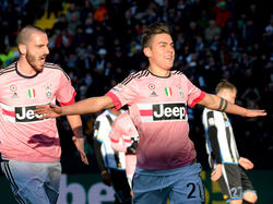 El argentino Paulo Dybala volvió a brillar con un 'doblete'. (Foto: Getty)