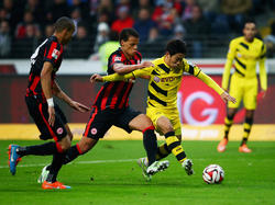 Borussia Dortmunds Angreifer Shinji Kagawa (r.) ist ein Rätsel
