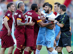 Los derbis entre la Roma y la Lazio siempre son emocionantes. (Foto: Getty)