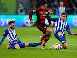 'Chicharito' seguirá luciendo la camiseta del Bayer Leverkusen. (Foto: Getty)