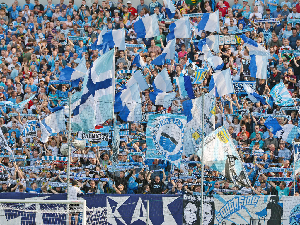 Die Chemnitz-Fans mussten einen Last-Minute-Gegentreffer schlucken