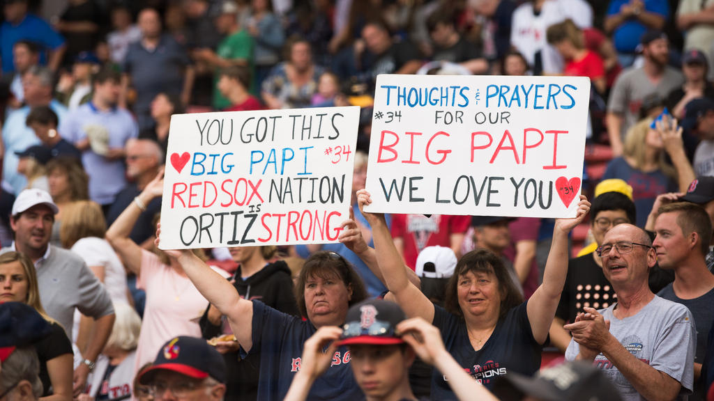 Red-Sox-Fans senden David Ortiz Genesungswünsche Red-Sox-Fans senden David Ortiz Genesungswünsche