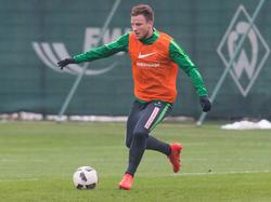 Zurück bei Werder im Mannschaftstraining: Philipp Bargfrede