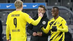 Youssoufa Moukoko ist von BVB-Stürmerstar Haaland begeistert