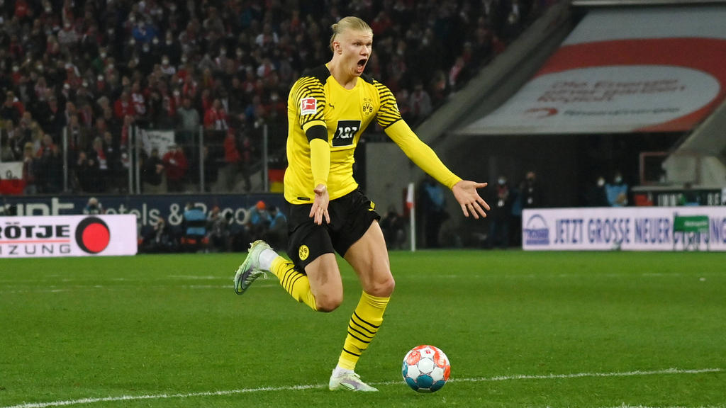 Die Auftritte des BVB schienen Erling Haaland zuletzt vermehrt zu frustrieren