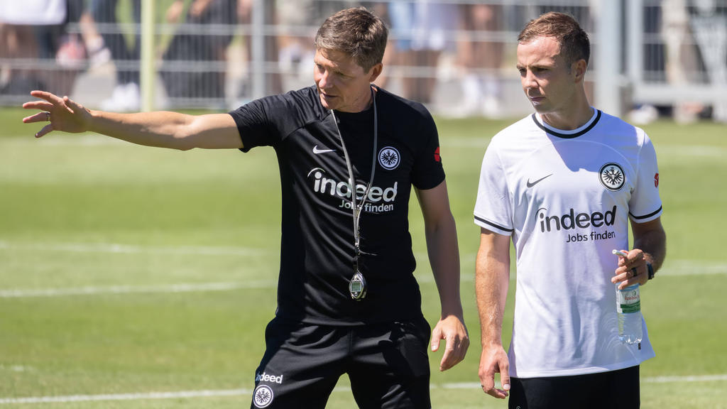 Oliver Glasner will Mario Götze bei Eintracht Frankfurt zu Höchstleistungen treiben Oliver Glasner will Mario Götze bei Eintracht Frankfurt zu Höchstleistungen treiben