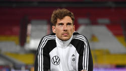Leon Goretzka vom FC Bayern blickt auf das Spiel Deutschland gegen Ungarn