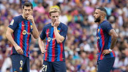 Oranje-Star Memphis Depay (rechts) wechselt vom FC Barcelona zu Atlético Madrid