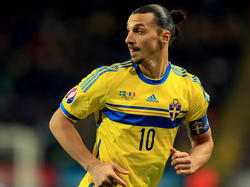 Zlatan Ibrahimovic en un partido con Suecia. (Foto: Getty)