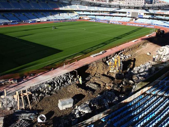 Real Sociedads Anoeta-Stadion wird von Grund auf umgebaut. © realsociedad.eus