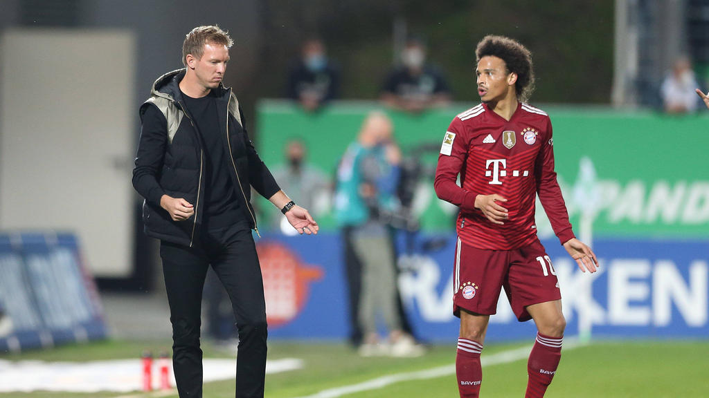 Julian Nagelsmann und Leroy Sané wollen mit dem FC Bayern Titel gewinnen