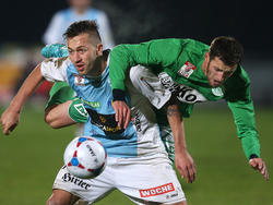 Mattersburgs Florin Lovin war gegen Mattersburg sichtlich obenauf und erzielte seinen ersten Saisontreffer