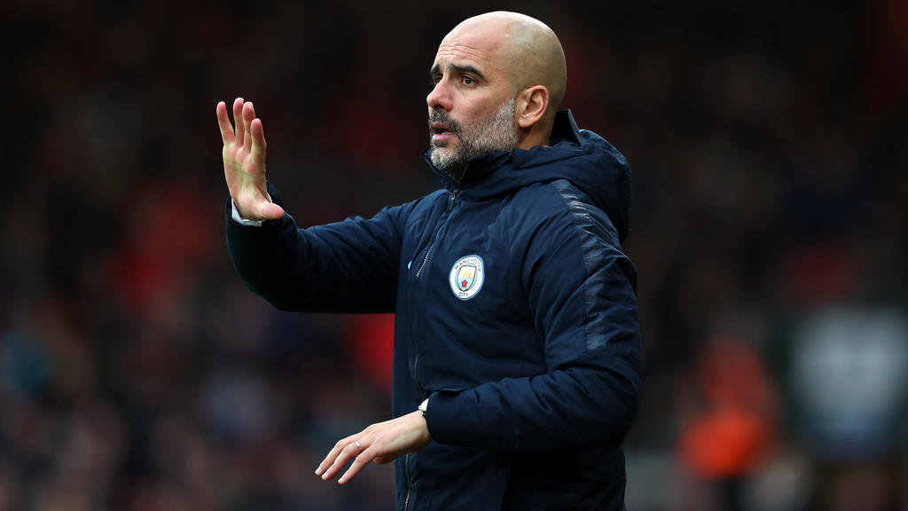 Pep Guardiola hofft auf ein Weiterkommen des FC Bayern Pep Guardiola hofft auf ein Weiterkommen des FC Bayern