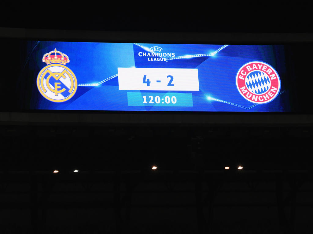 Bayern verlor nach Verlängerung 2:4 gegen Real Madrid