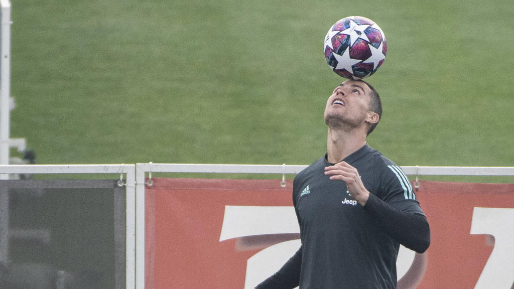 Zurück im Training von Juventus: Cristiano Ronaldo