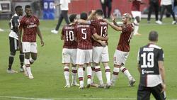 Der AC Mailand durfte vier Tore gegen Juventus bejubeln