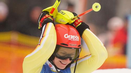 Lena Dürr gewann den Slalom in Spindlermühle vor Ski-Superstar Mikaela Shiffrin