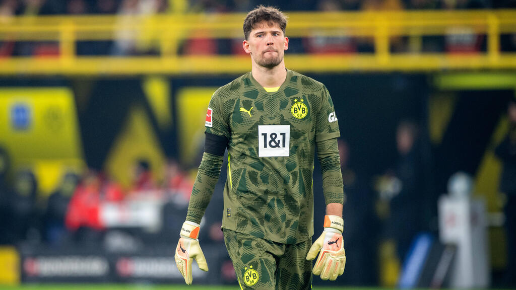 Gregor Kobel verlor mit dem BVB gegen Leverkusen Gregor Kobel verlor mit dem BVB gegen Leverkusen