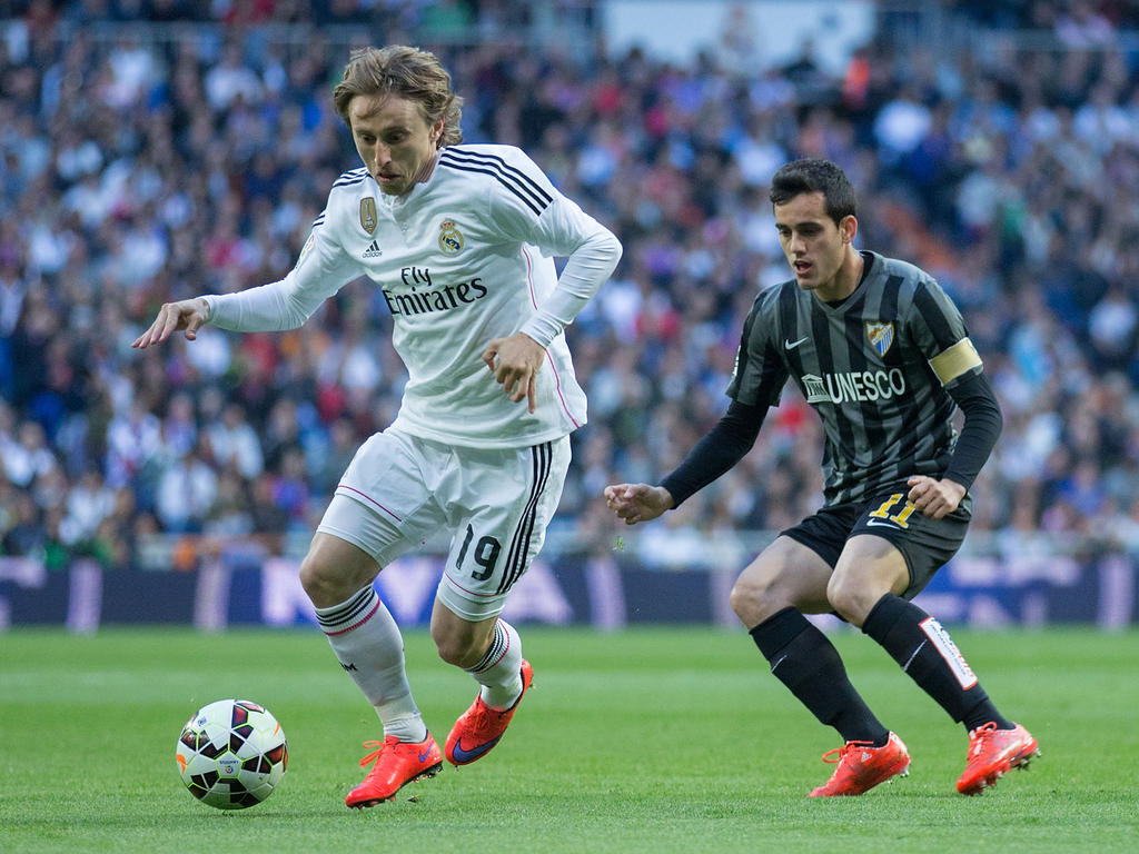Modric cayó lesionado ante el Málaga y queda descartado al menos el próximo mes y medio. (Foto: Getty)