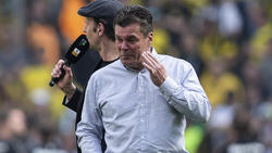 Dieter Hecking konnte nach Spielende seine Emotionen nicht mehr zurückhalten