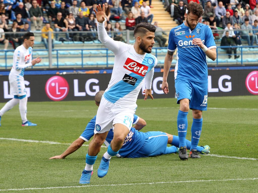 Lorenzo Insigne steuerte zwei Treffer zum 3:2-Sieg von Napoli bei