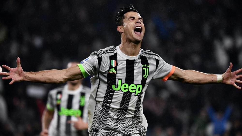 Serie A Cristiano Ronaldo Schiesst Juventus Turin Zuruck An Die Tabellenspitze