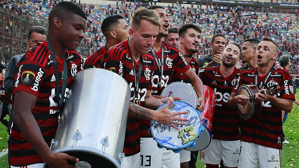Die Stars von Flamengo bejubeln den Titel