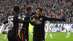 Eintracht Frankfurt bejubelt den Heimsieg