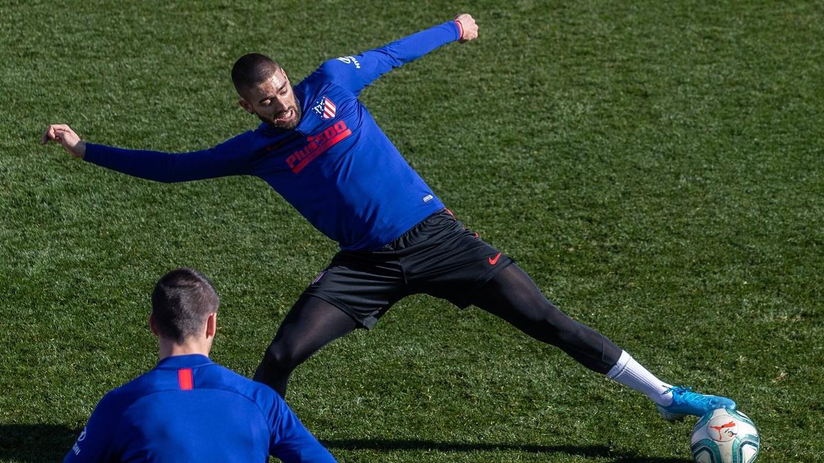 Carrasco nahm am Freitag bereits beim Training von Atlético Madrid mit Carrasco nahm am Freitag bereits beim Training von Atlético Madrid mit