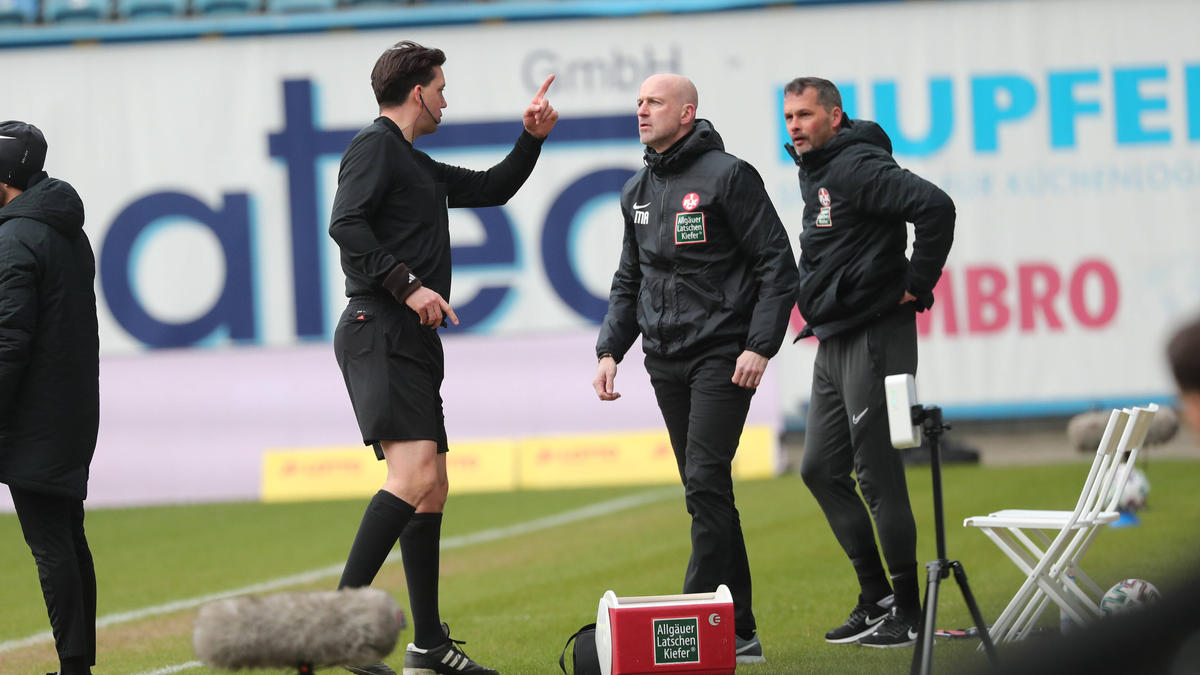 Marco Antwerpen sah in der Nachspielzeit die rote Karte Marco Antwerpen sah in der Nachspielzeit die rote Karte