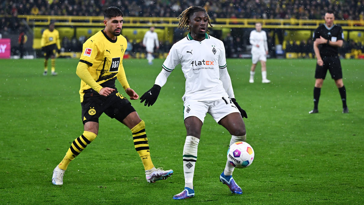 Manu Koné könnte Gladbach womöglich im Winter verlassen